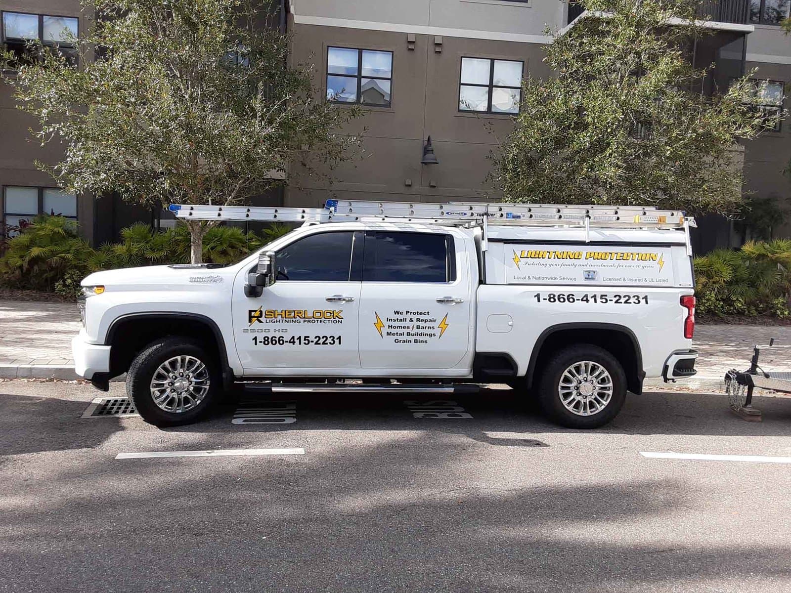 RS Lightning Protection job site photo